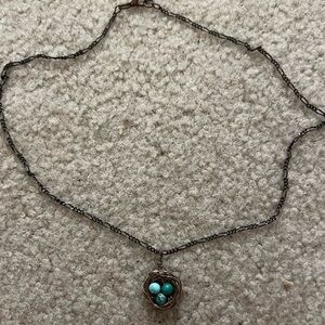 Copper nest necklace.